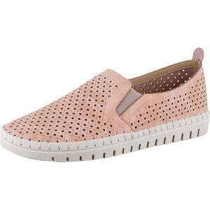 Easy Street Women's Fresh Slip On Sneakers Low Top Blush Pink Size 7.5 W